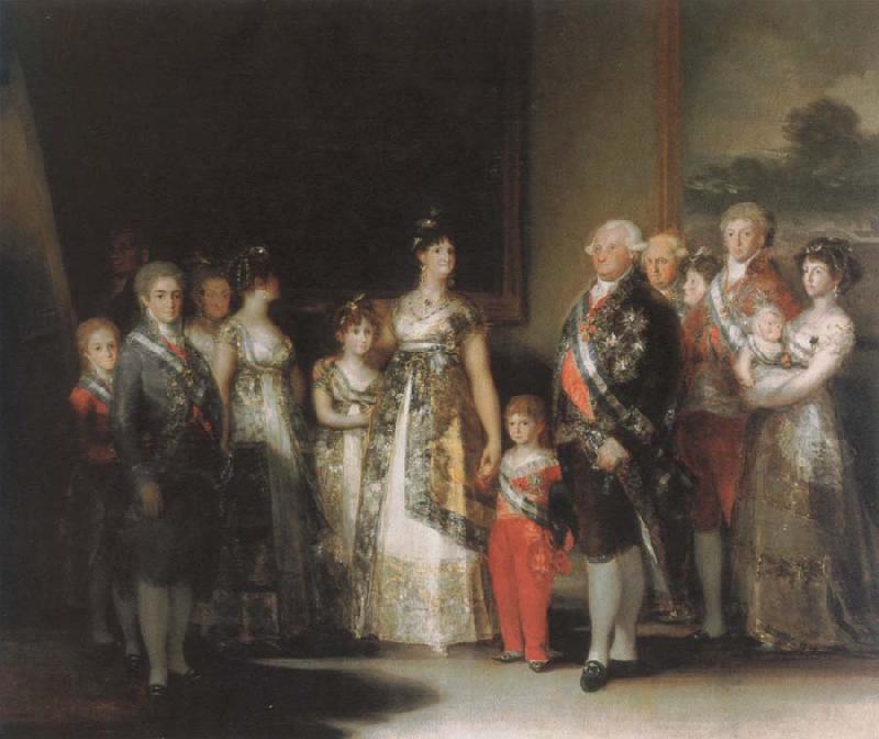 Francisco Goya family of carlos lv oil painting image